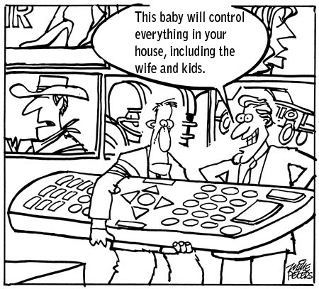 Winner of the cartoon caption content for October, 3