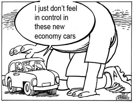 Winner of the cartoon caption content for October, 17